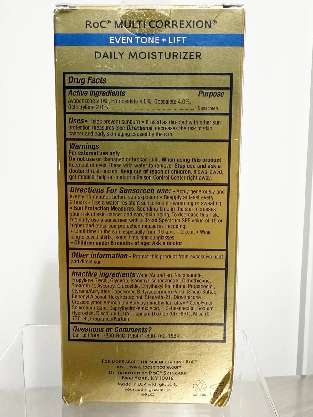 RoC Multi Correxion Even Tone + Lift Daily Moisturizer SPF 30 1.7oz